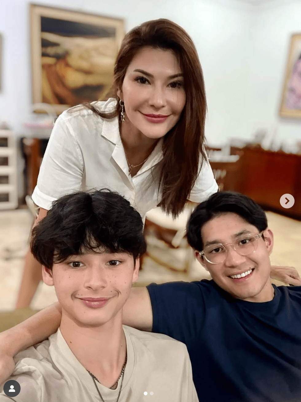 Tamara Bleszynski bersama Teuku Rassya dan Kenzou